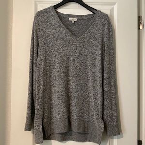 Oversized Gray Sweater- Women’s Size large- Lucky Brand